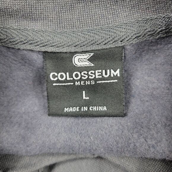 Mississippi State Bulldogs Mens L Sweatshirt Arch & Logo Tackle Twill Colosseum - Picture 5 of 13